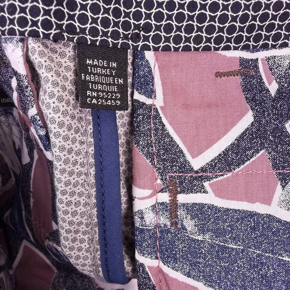 NEW Ted Baker Sparkman Trousers Blue & White Houndstooth Mens 30R (30x32) NWT ✅